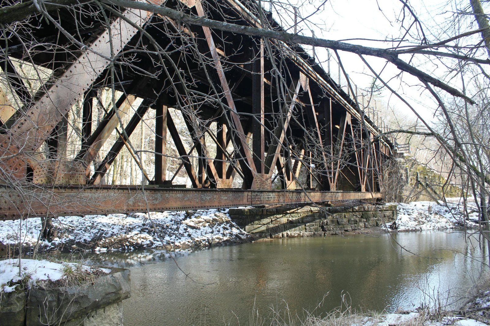 Looking south